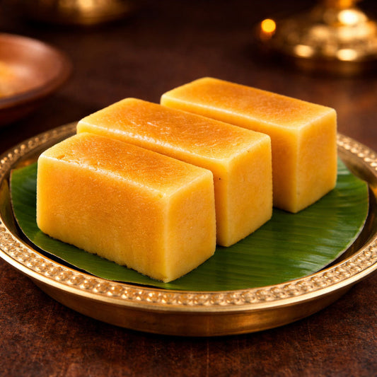 Mysore Pak – authentic South Indian sweet made with pure ghee
