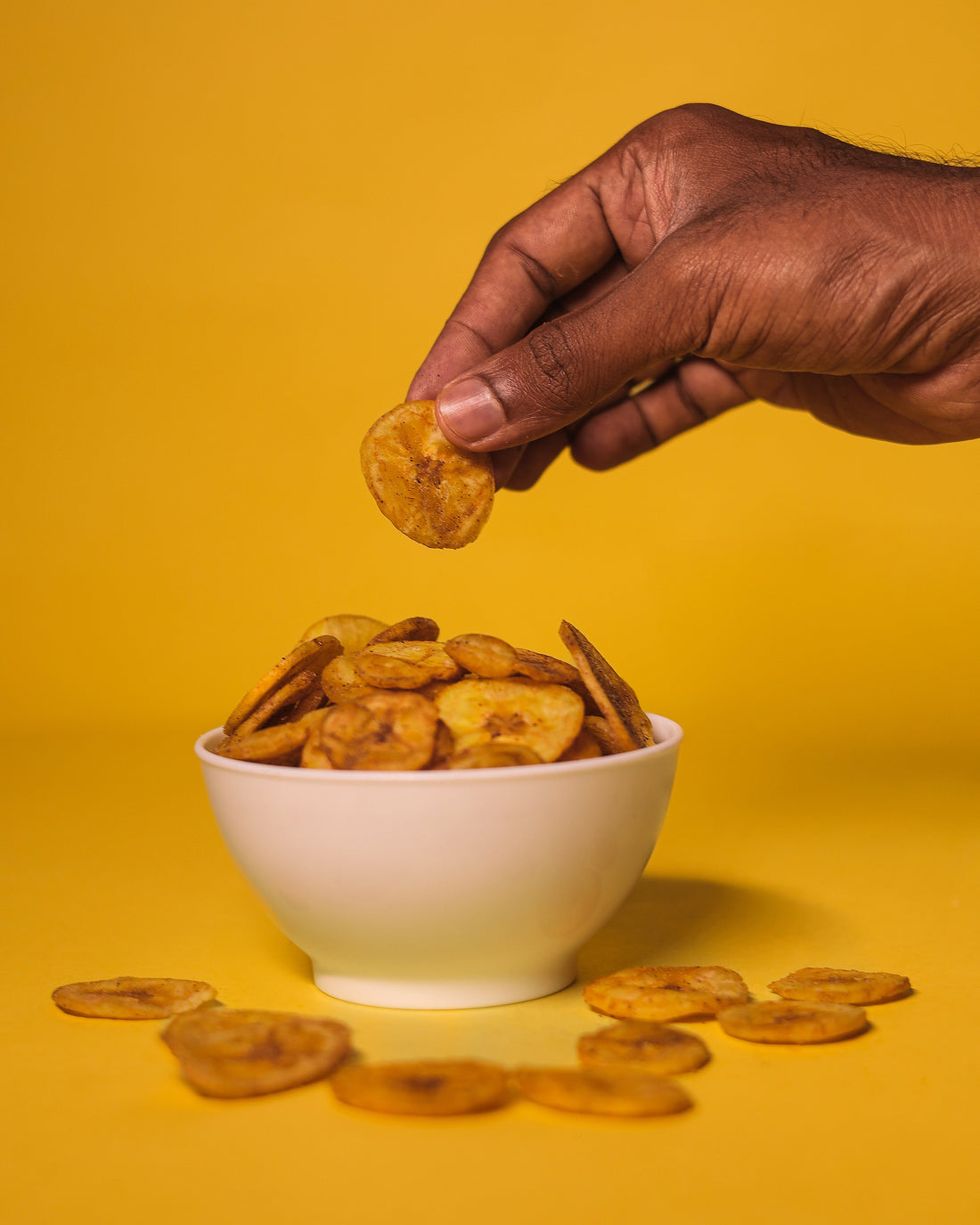 Authentic Nagercoil coconut oil banana chips made from Nendran bananas