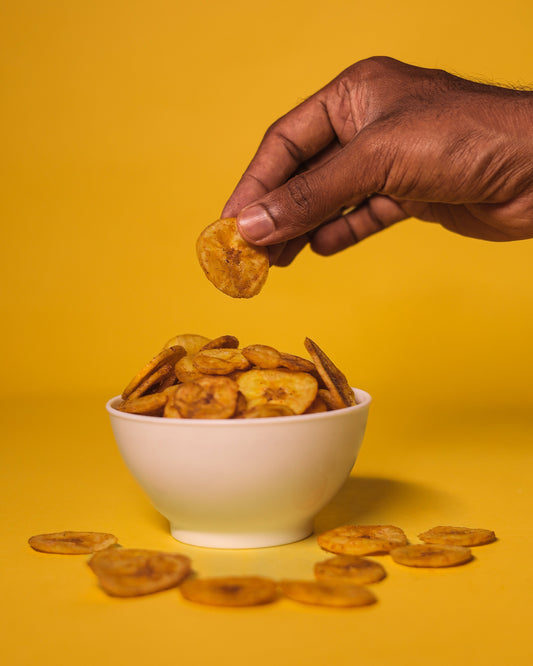 Authentic Nagercoil coconut oil banana chips made from Nendran bananas