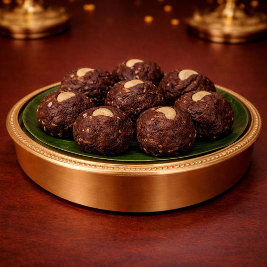 Karupatti Laddu made with palm jaggery traditional Tamil Nadu sweet