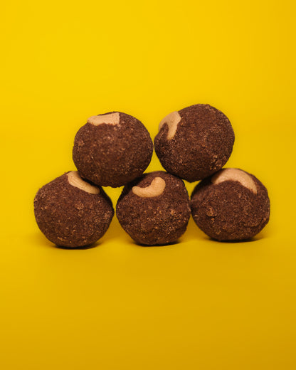 Navataniya Laddu made with 9 grains and jaggery